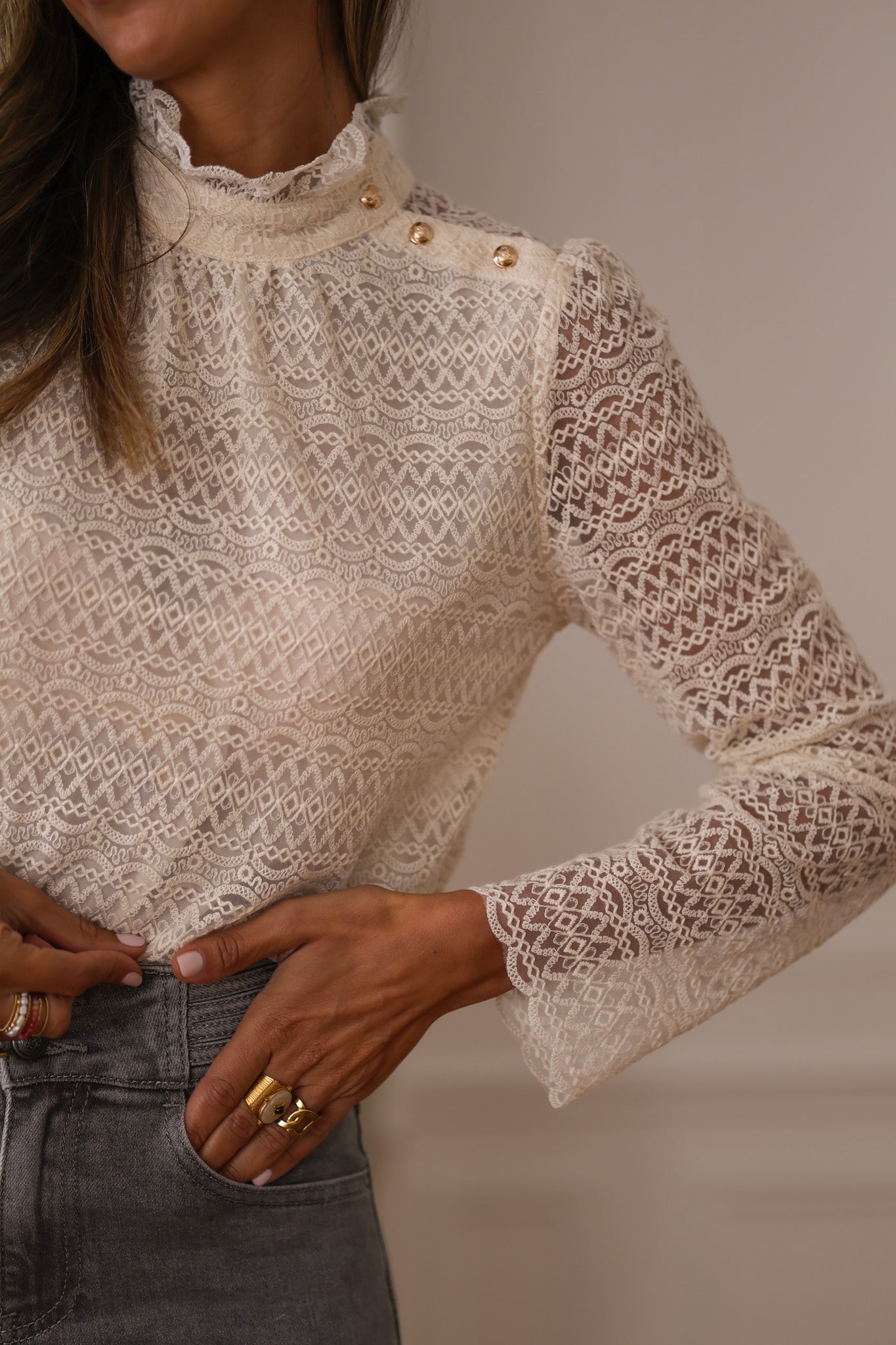 Blouse Margot écrue