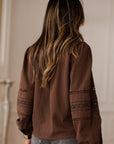 Blouse Léane marron