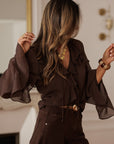 Blouse Maja à volant
