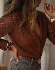 Blouse Marylin chocolat