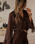 Blouse Maja à volant