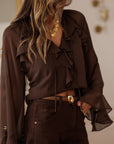 Blouse Maja à volant