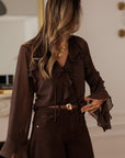 Blouse Maja à volant