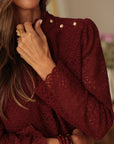 Blouse Margot bordeaux