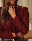 Blouse Margot bordeaux