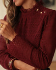 Blouse Margot bordeaux