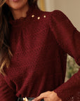 Blouse Margot bordeaux