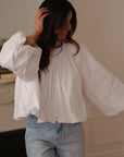 Blouse Oxana blanche