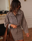 Robe Hallie marron glacé