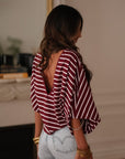 Tee-shirt Nell bordeaux