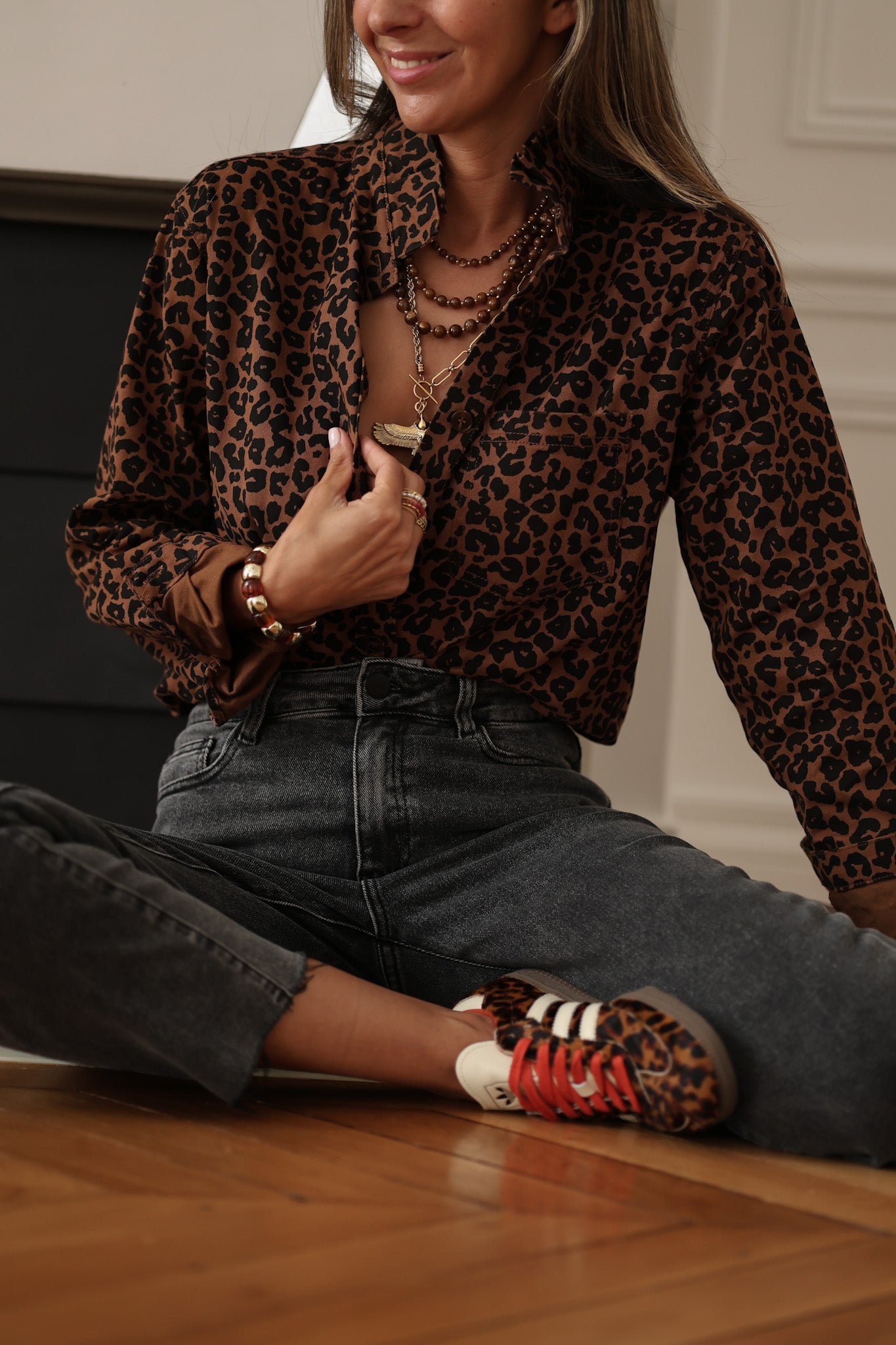 Chemise Ava léopard