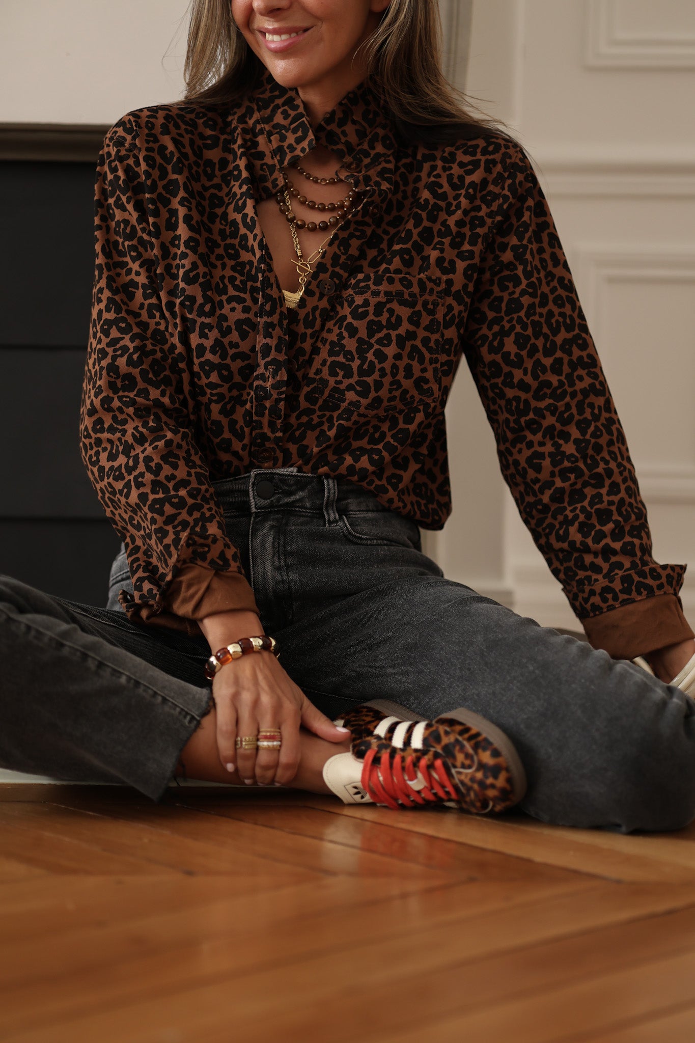 Chemise Ava léopard