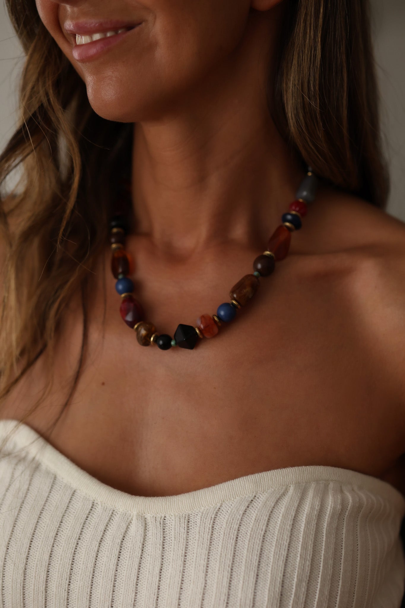 Collier Pio perles