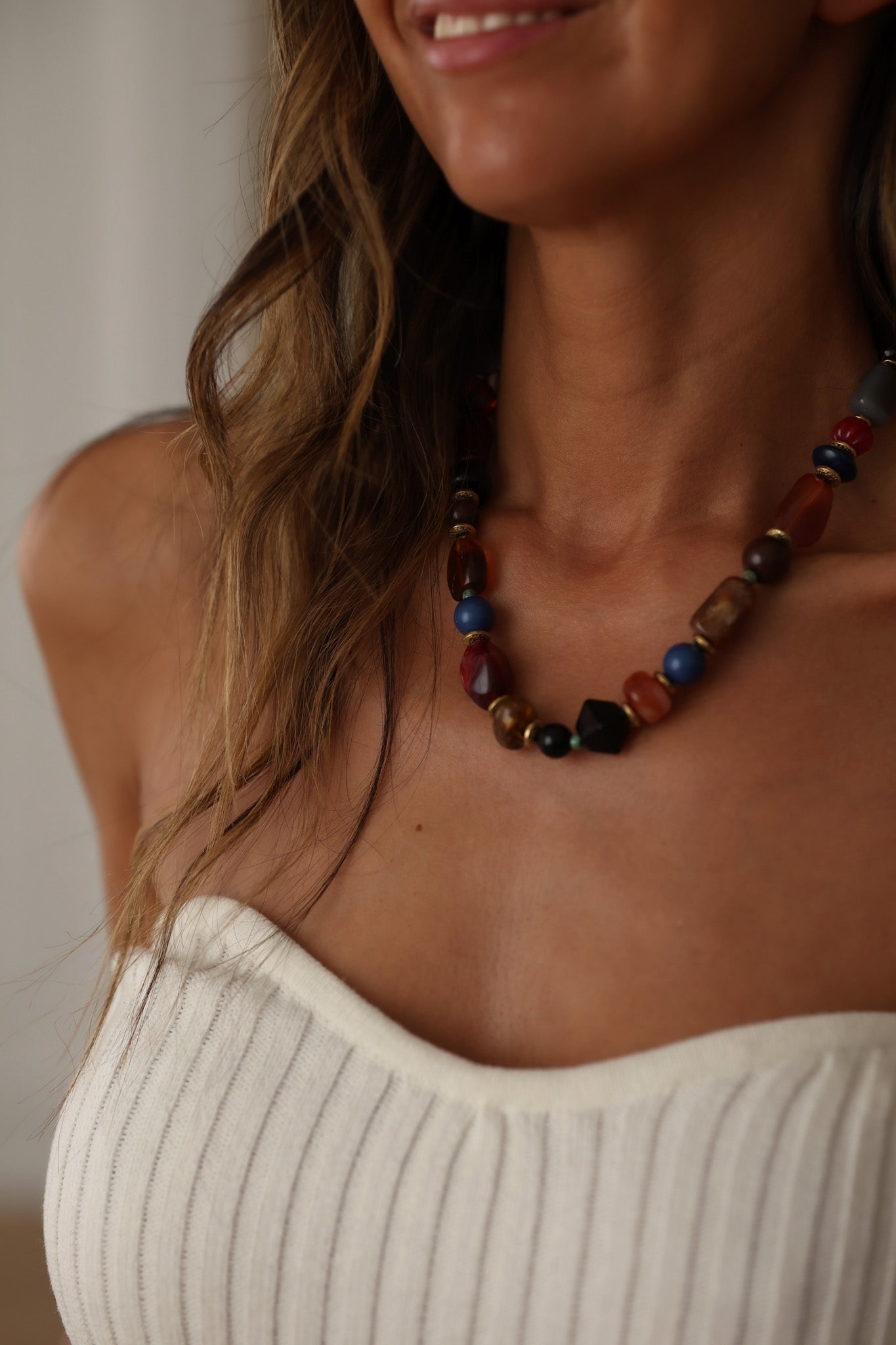 Collier Pio perles