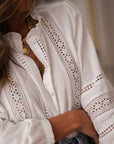 Blouse Léane blanche