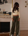 Jogging Joy velours vert