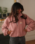 Veste polaire Gia rose