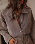 Robe Hallie marron glacé