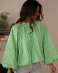 Blouse Oxana vert anis
