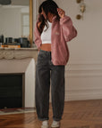 Veste polaire Gia rose