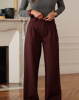 Pantalon Eddie bordeaux