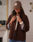 Veste Zélie choco