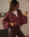 Veste Wily bordeaux