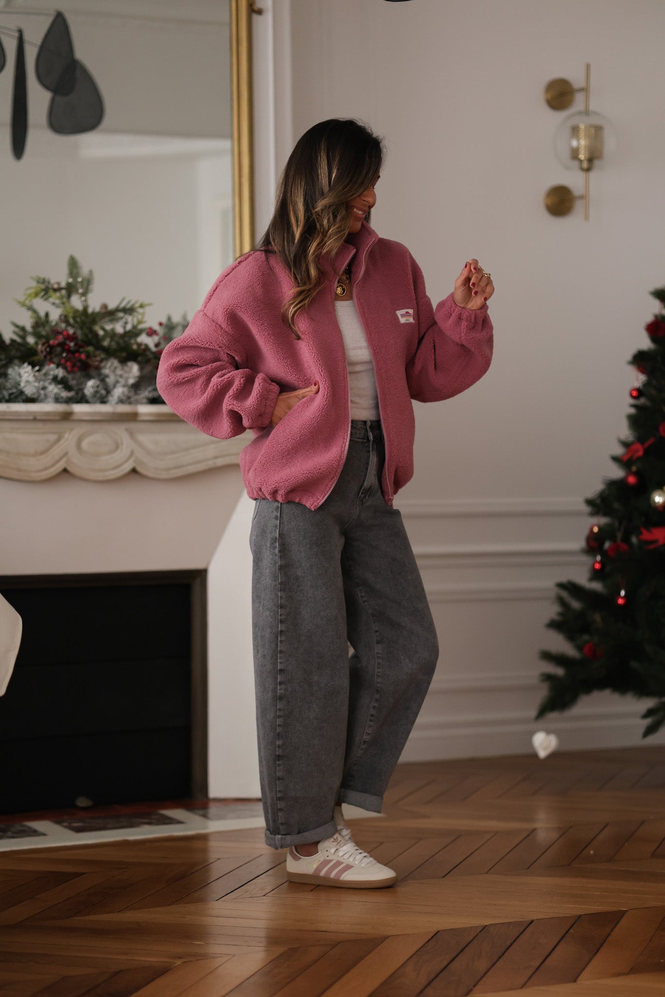 The North Face W 100 Glacier 1/4 Zip Shady Rose Polaires randonnée femme The North Face W 100 Glacier 1/4 Zip Shady Rose Polaires randonnée femme