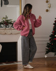 Veste polaire Johane rose (précommande)