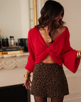 Pull Oria rouge