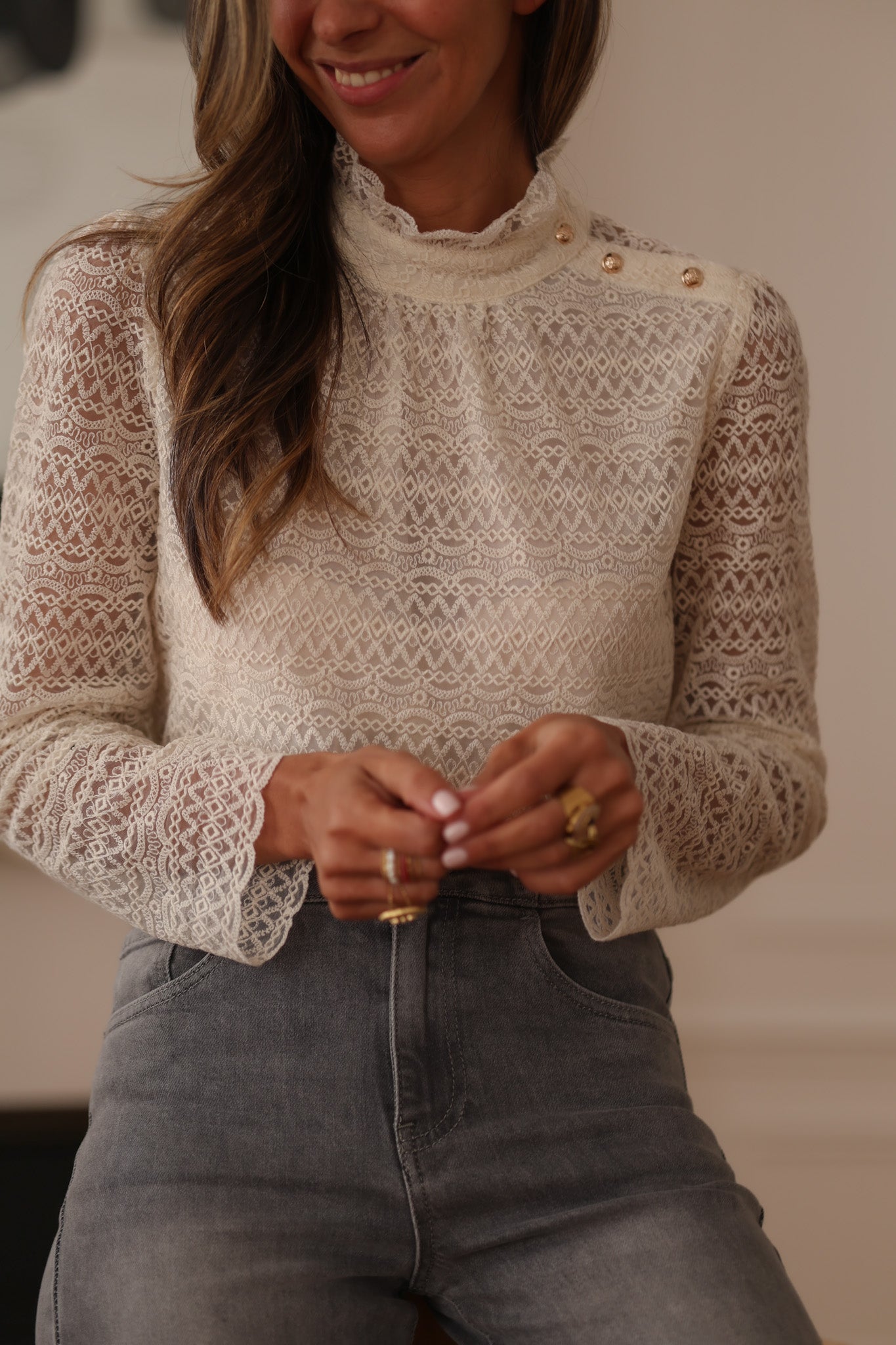 Blouse Margot écrue