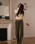 Jogging Joy velours vert