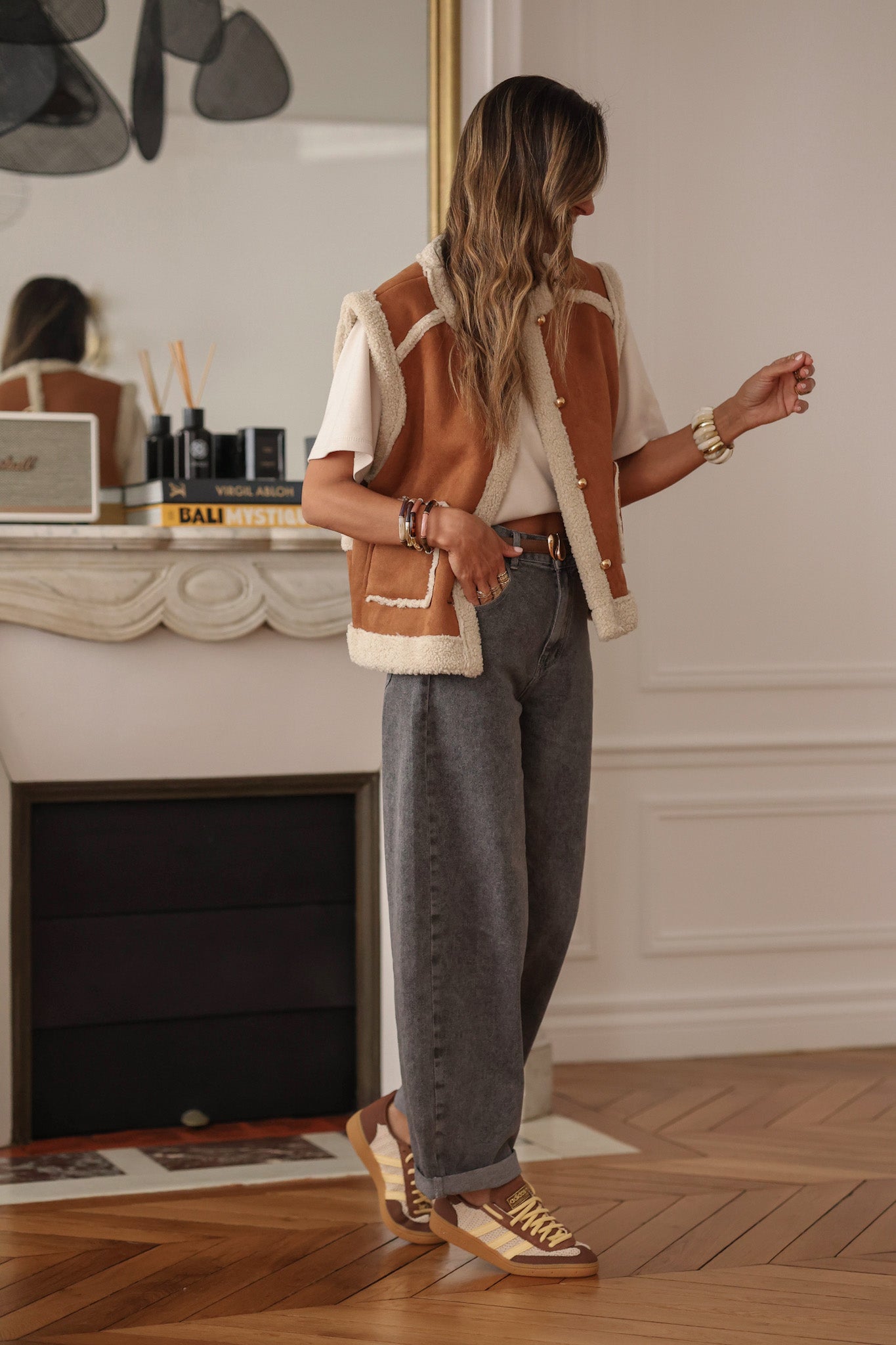 Gilet Hoxton camel