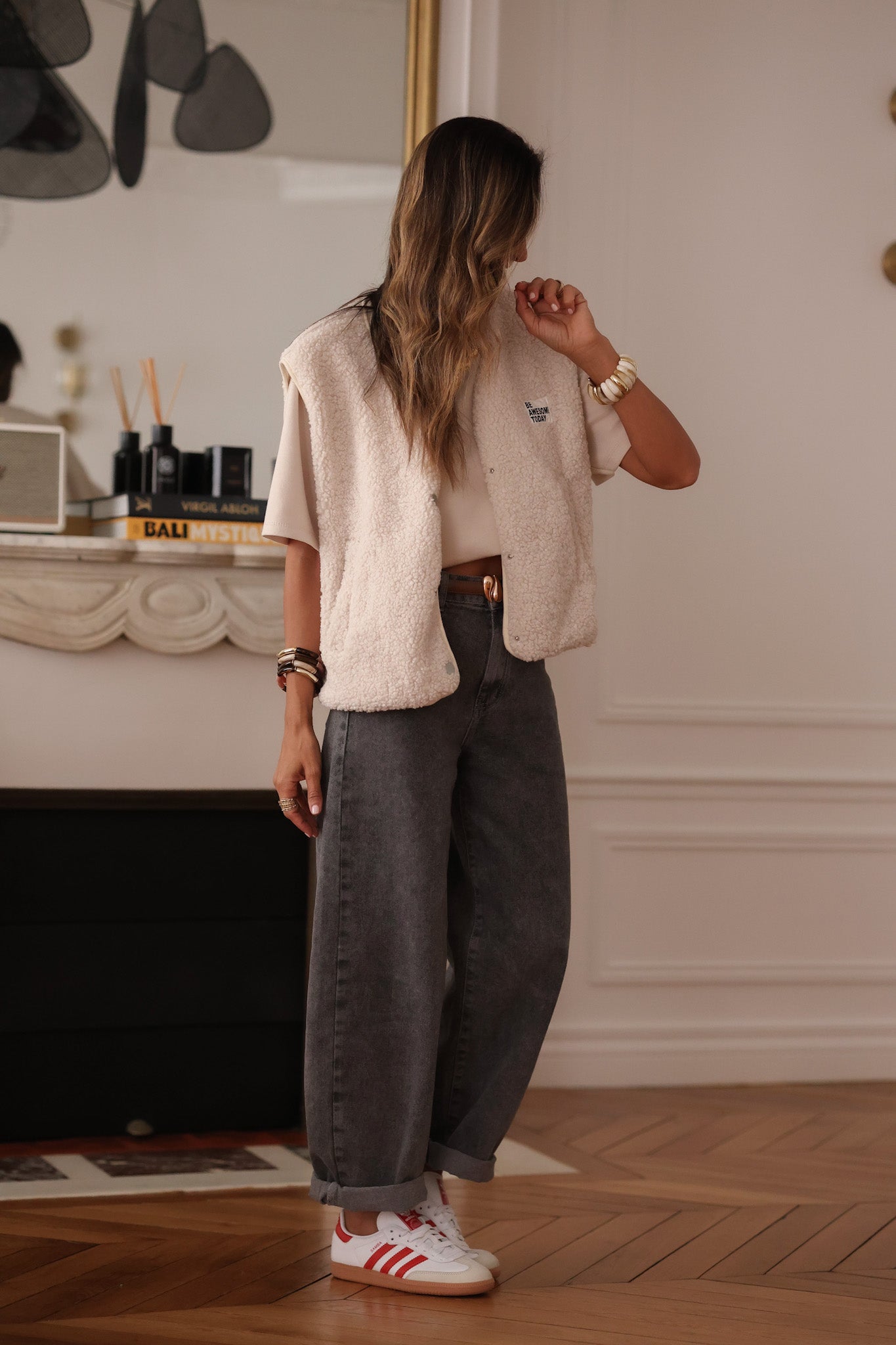 Gilet Swann écru