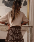 Jupe-short Ysée chocolat