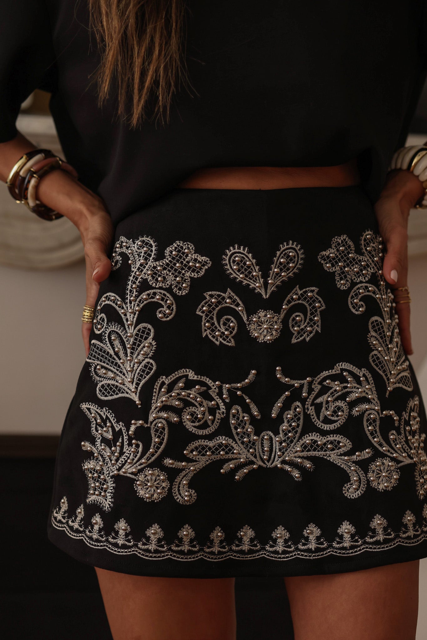 Jupe-short Ysée noire