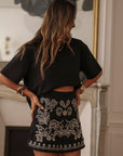 Jupe-short Ysée noire
