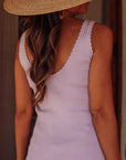 Top Palmyre parme lurex