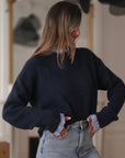 Pull Gaspard bleu marine