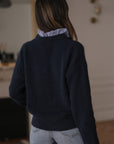Pull Gaspard bleu marine