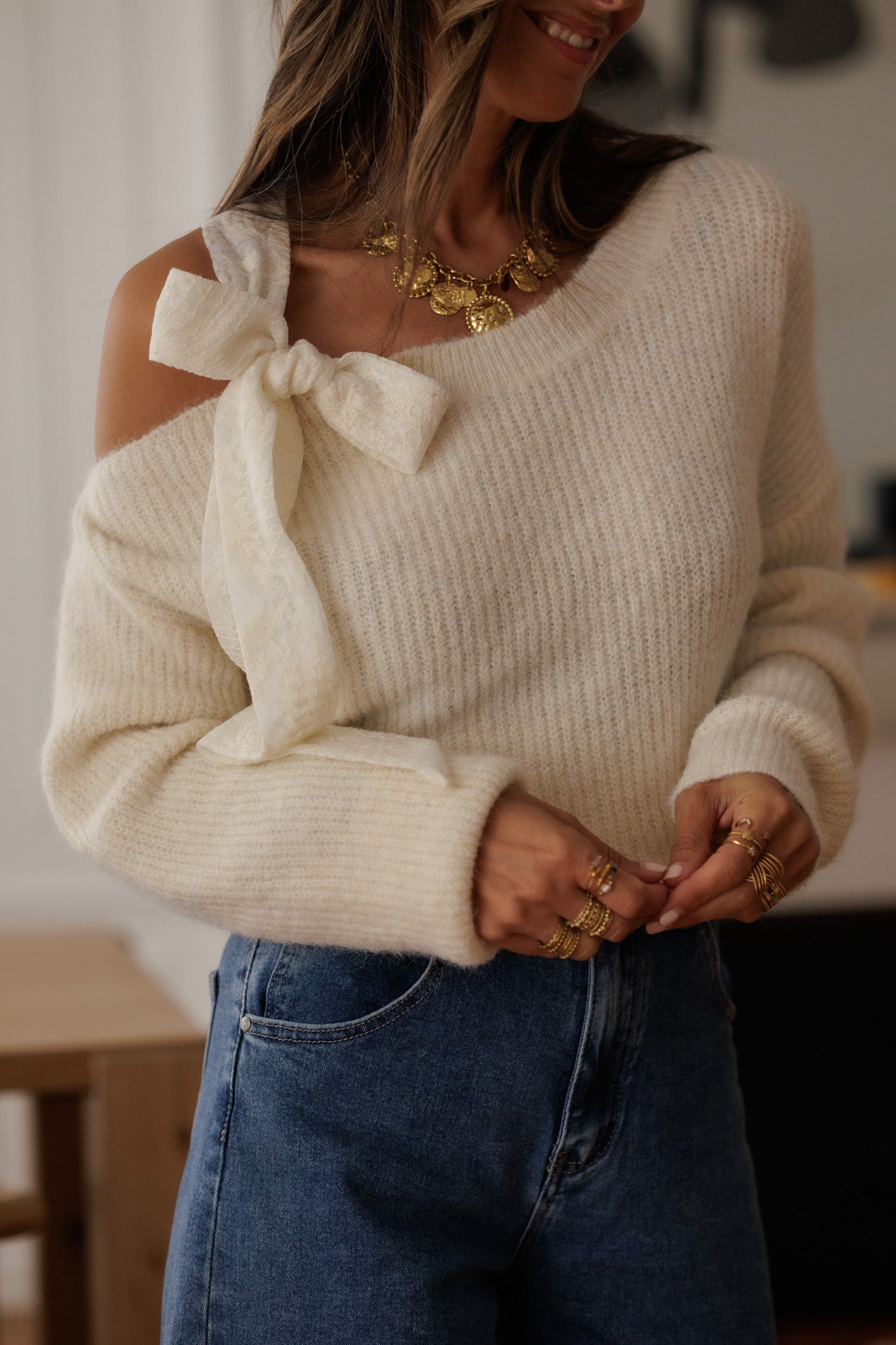 Pull Inara écru
