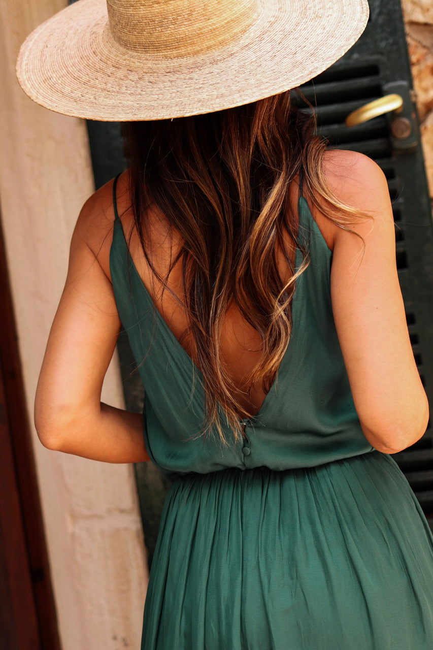 Robe Séréna vert canard