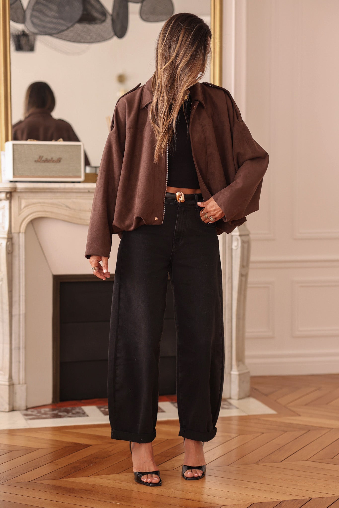 Veste Sierra en Suedine