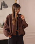 Veste Sierra en Suedine