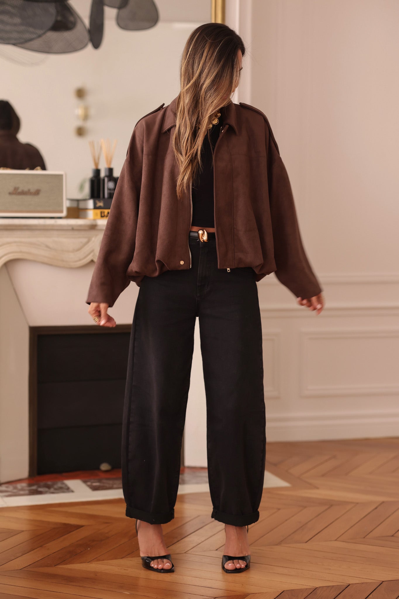 Veste Sierra en Suedine