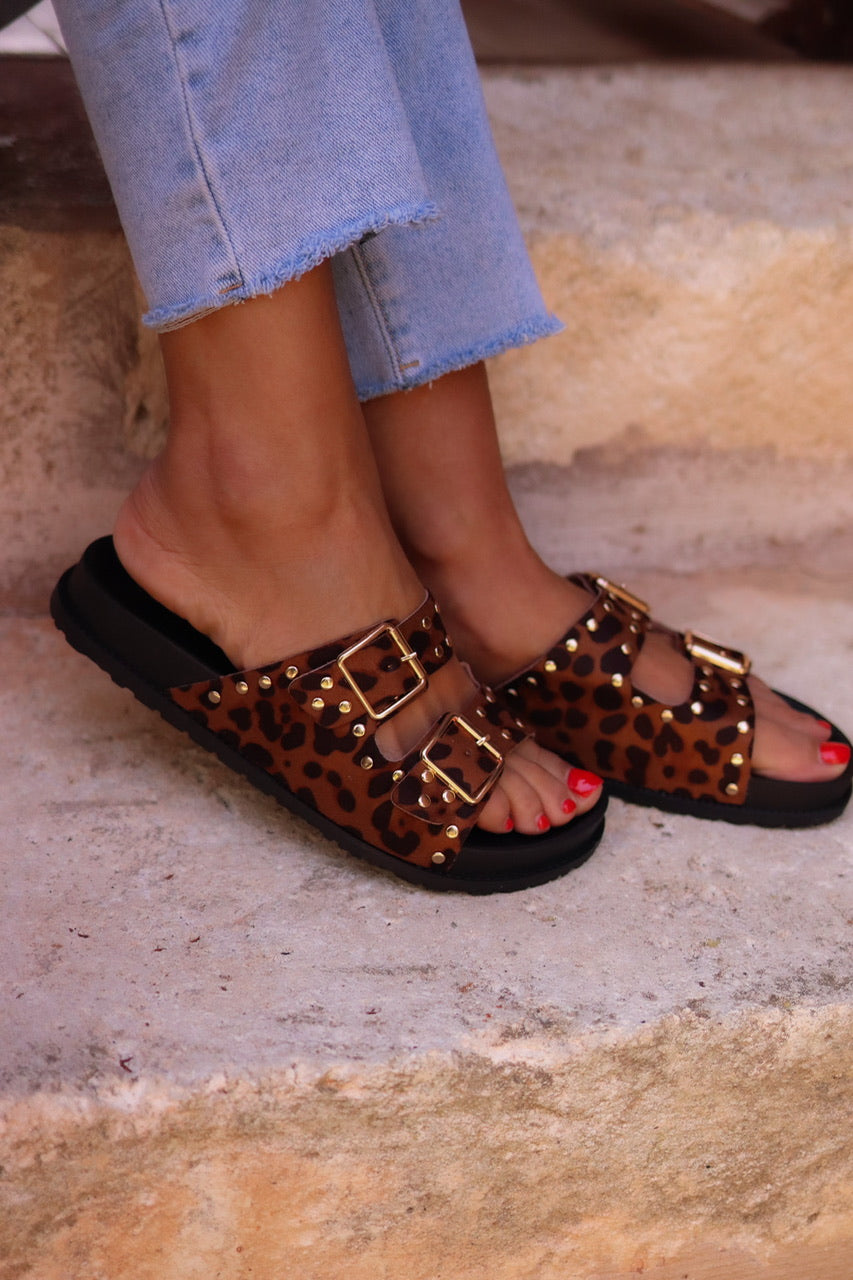 Sandales Léopard