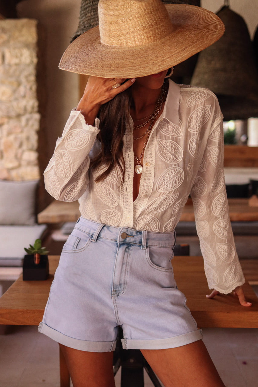 Short en jean Dario
