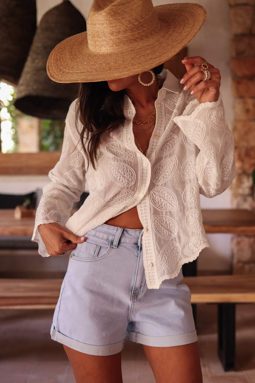 Short en jean Dario