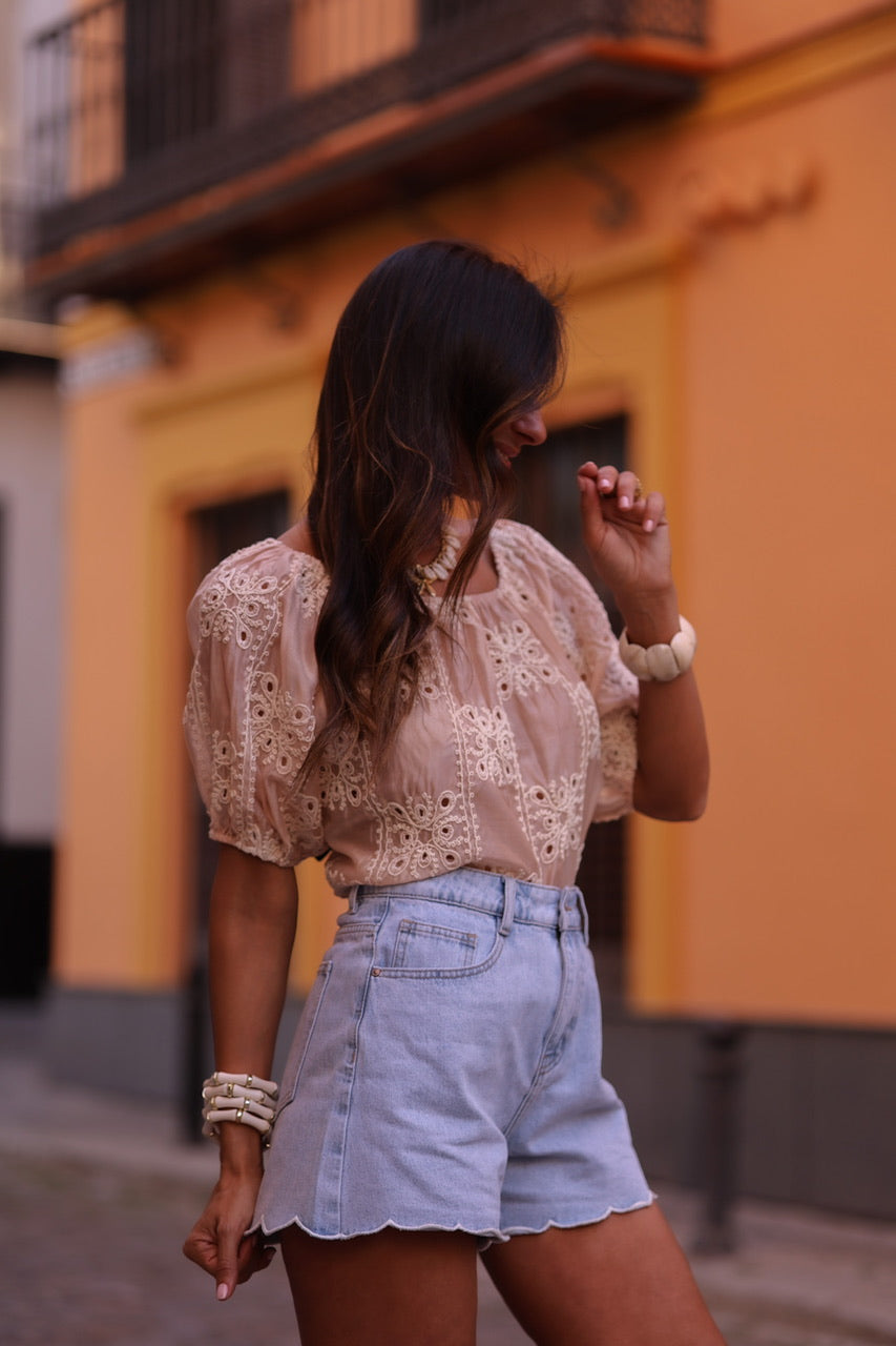 Blouse Dune nude