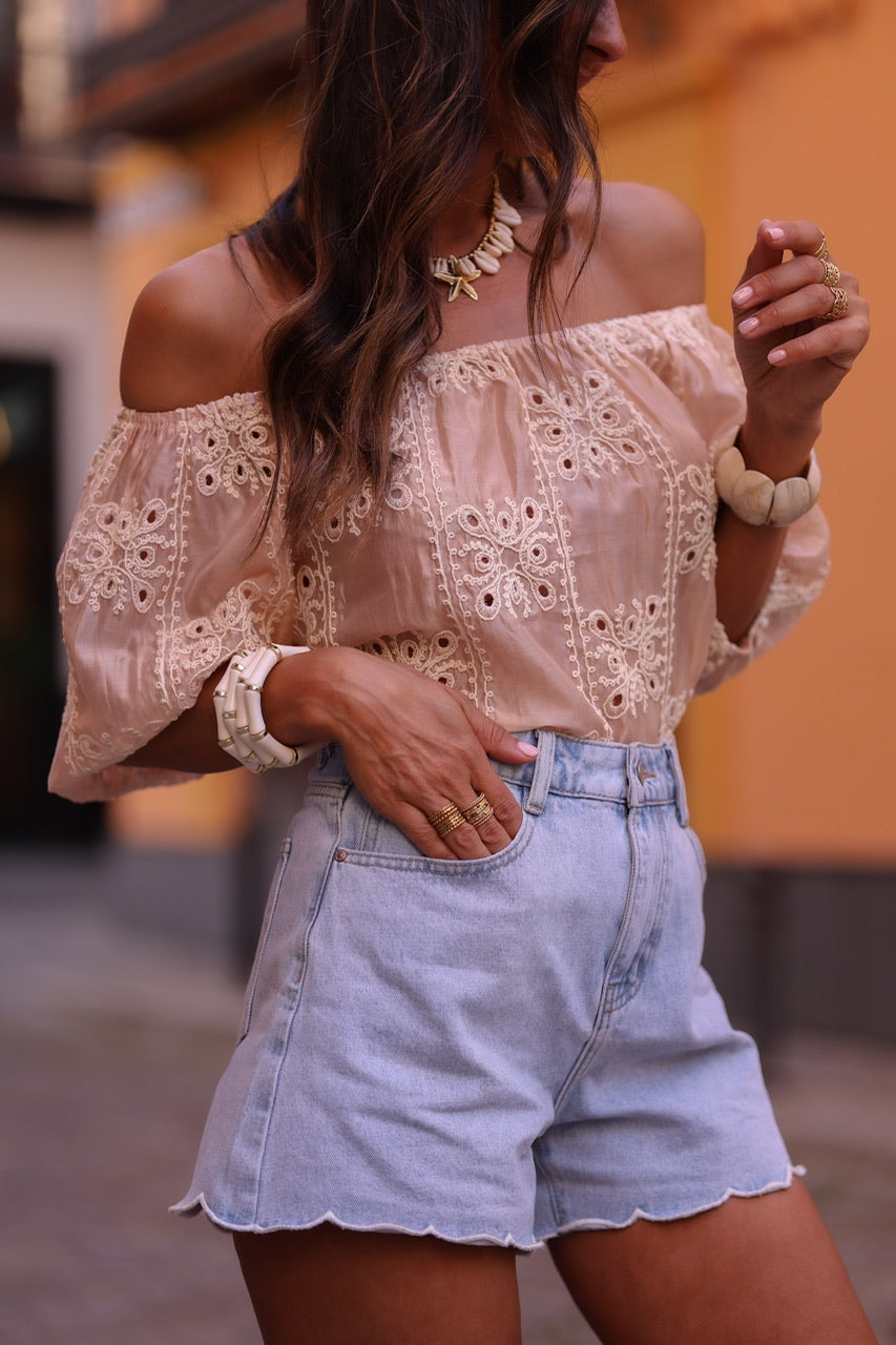 Blouse Dune nude